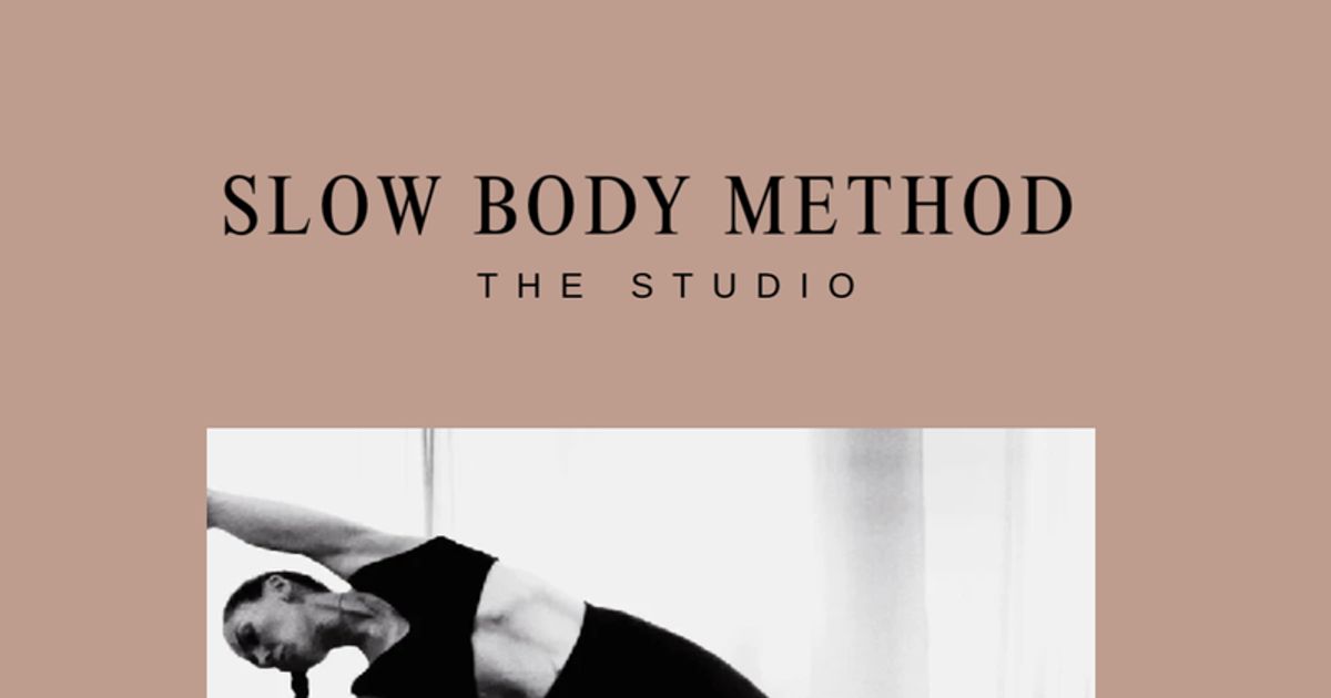 Slow Body Men The Slow Body Method - Pilates by Ren
